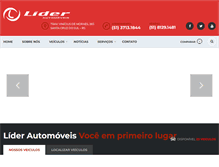 Tablet Screenshot of liderautomoveis.com